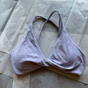 Aoxjox Lavender Sports Bra Medium Cross Back Design Amazon Brand